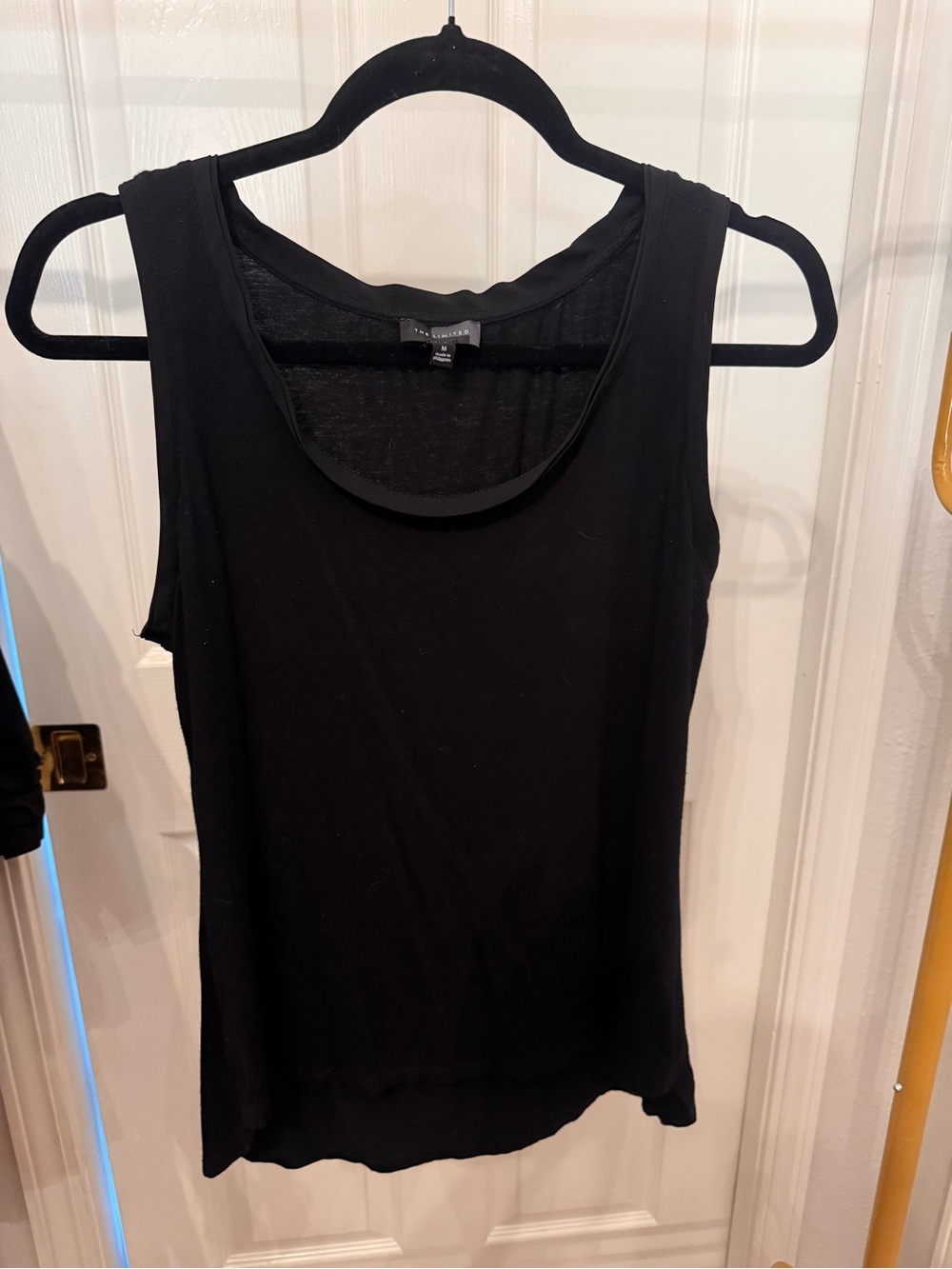 Express Black Scoop Neck Tank Top